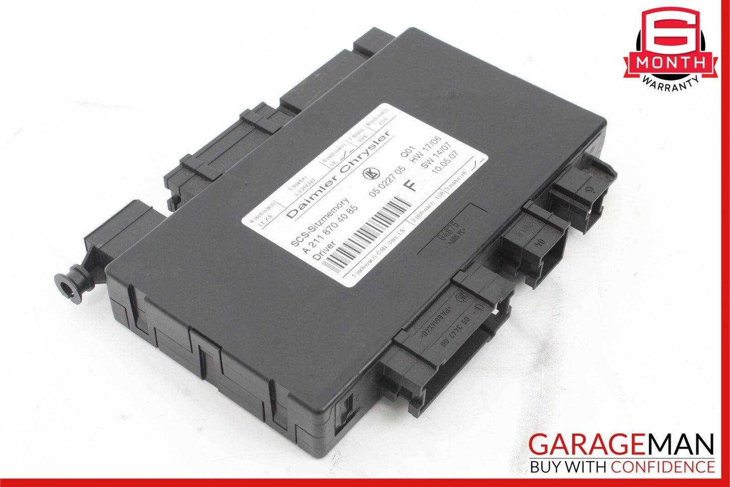 03-12 Mercedes W221 S550 GL350 SLK350 GL550 Seat Control Module Left Side OEM