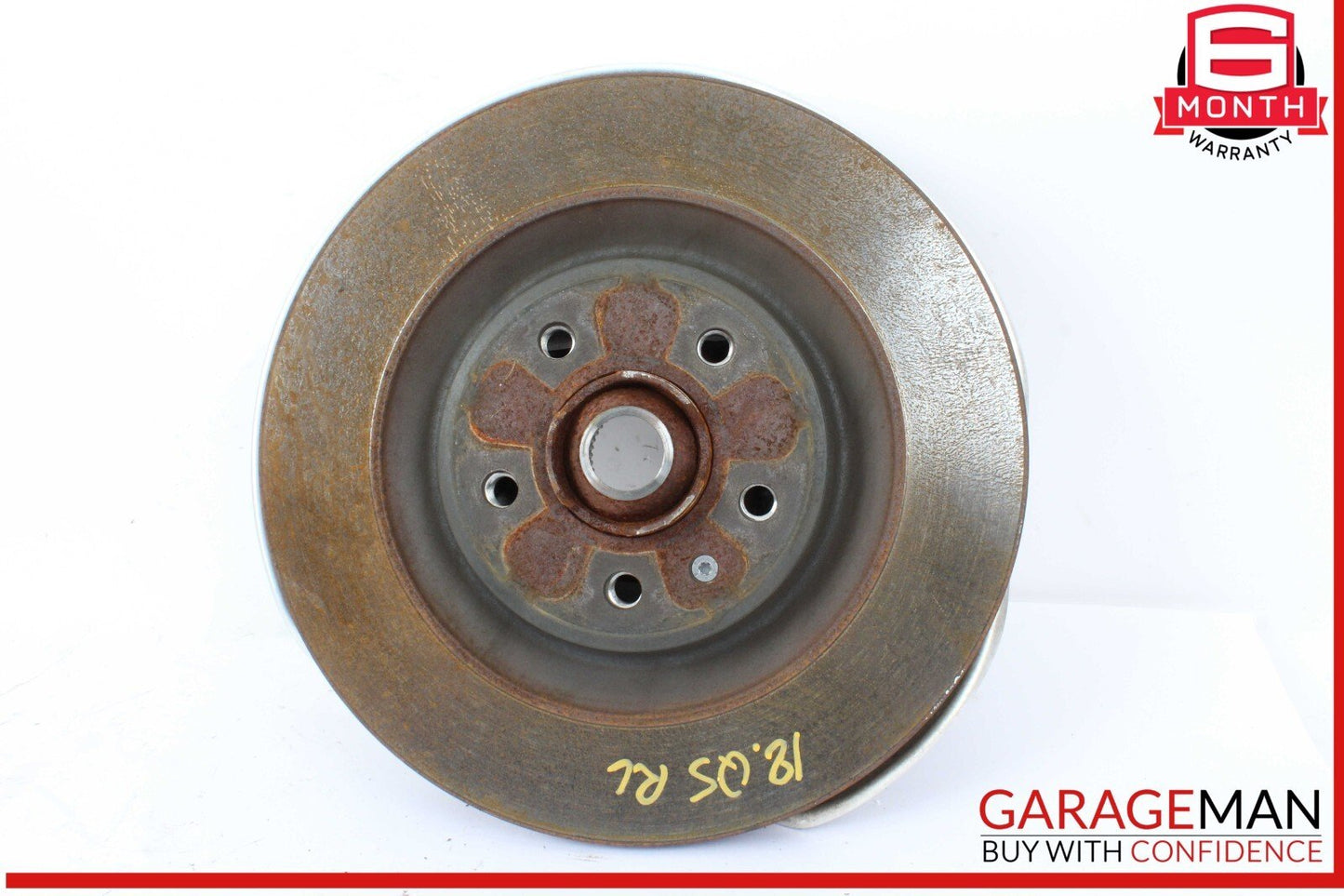 18-24 Audi Q5 Rear Left Driver Side Spindle Knuckle Wheel Hub w/ Rotor Disc OEM