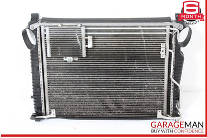 03-08 Mercedes R230 SL500 Engine Radiator A/C AC Air Condenser Oil Cooler Assy