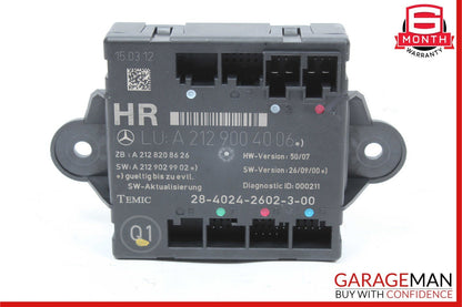 08-14 Mercedes W204 C250 C300 Rear Right Side Door Control Module Unit