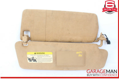 03-10 Porsche Cayenne 955 957 Front Right Side Sunvisor Sun Visor Shade OEM