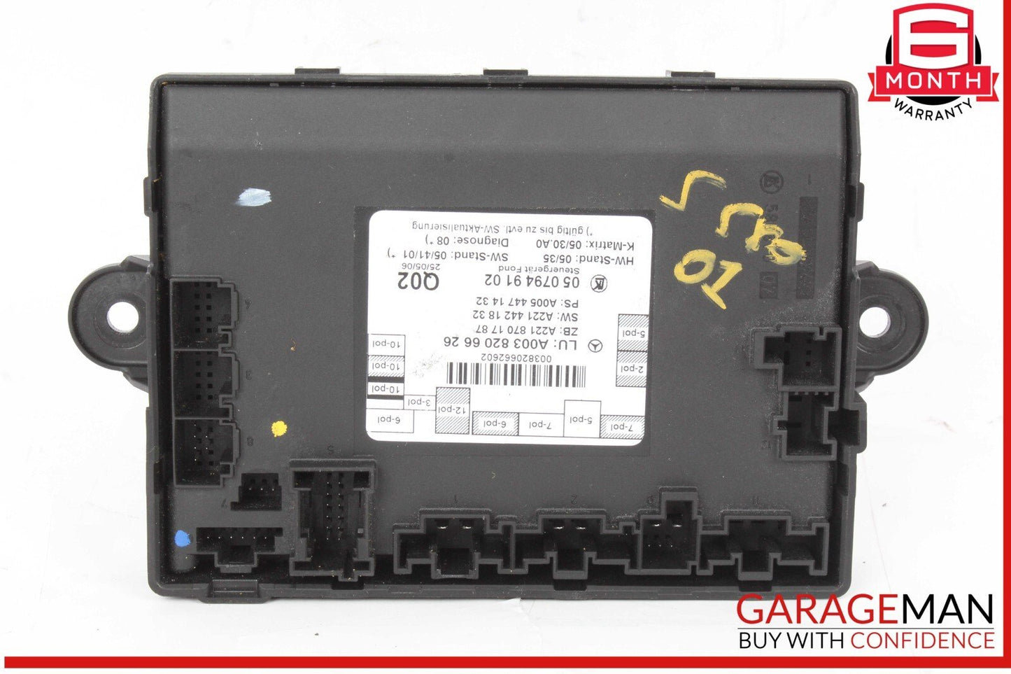 07-09 Mercedes W221 S550 S400 Rear Right or Left Side Door Control Module OEM