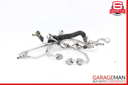 10-15 Audi R8 Fuel Rail Line Pipe Set OEM