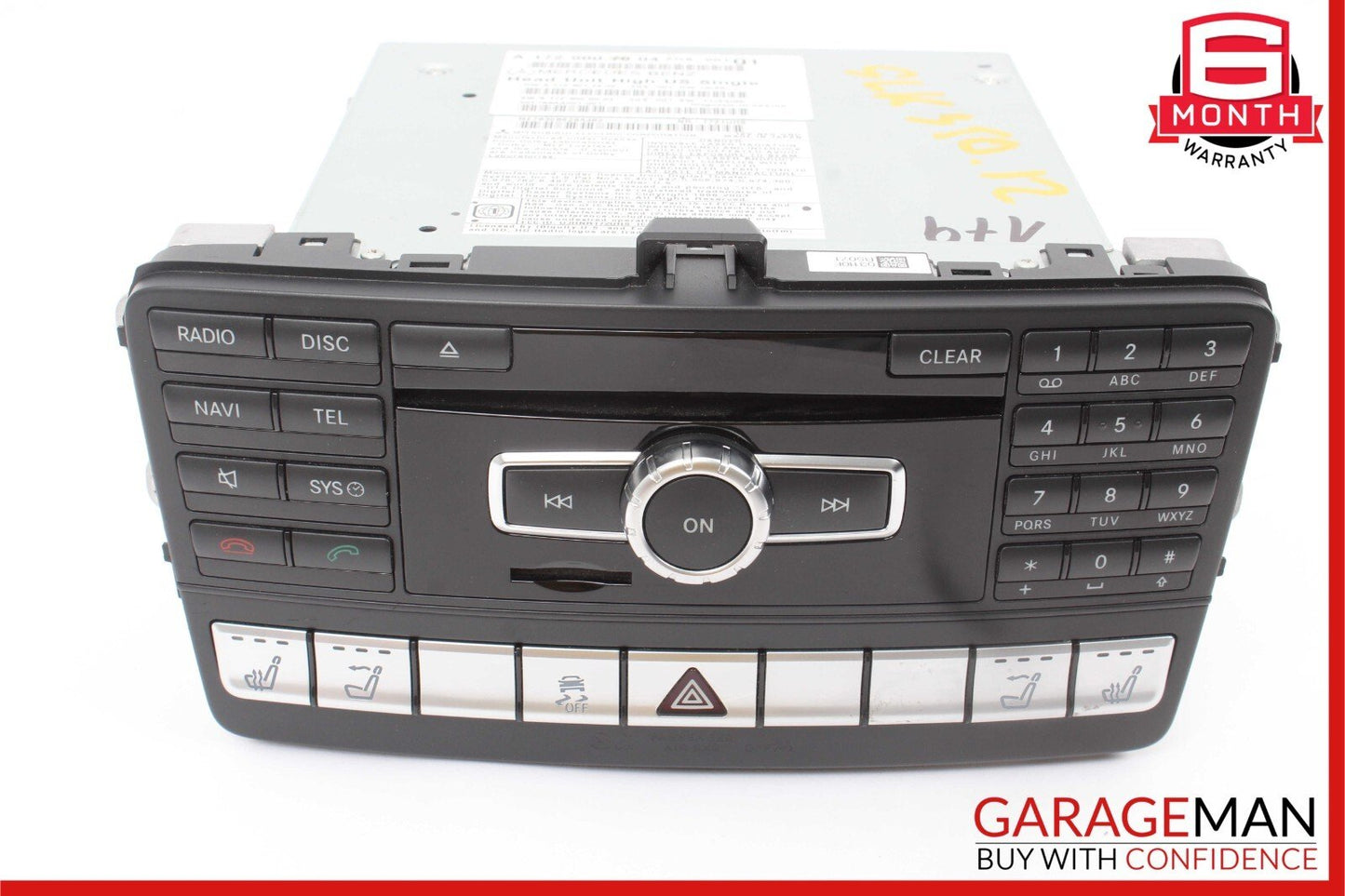 12-16 Mercedes R172 SLK350 SLK300 Navigation Command Head Unit DVD CD Audio Q1