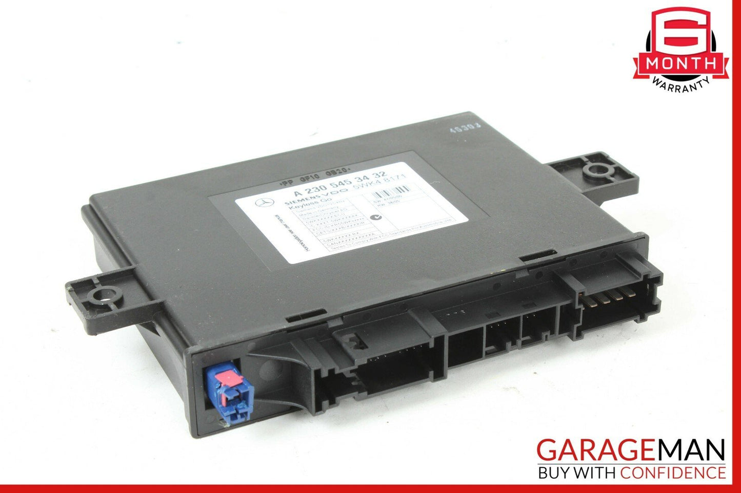 07-08 Mercedes R230 SL550 SL600 Keyless Go Entry Control Module 2305453432 OEM