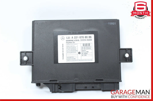 07-10 Mercedes W221 S550 CL600 CL550 Keyless Go Control Module 2218702392 OEM