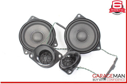 11-16 BMW 528i 535i F10 Rear Left & Right Side Door Midrange w/ Tweeter Speaker