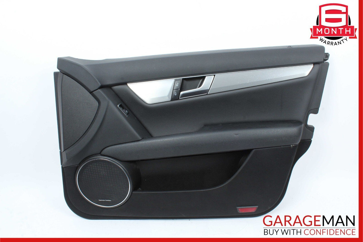 08-14 Mercedes W204 C250 C300 Front Right Side Interior Door Panel Black OEM