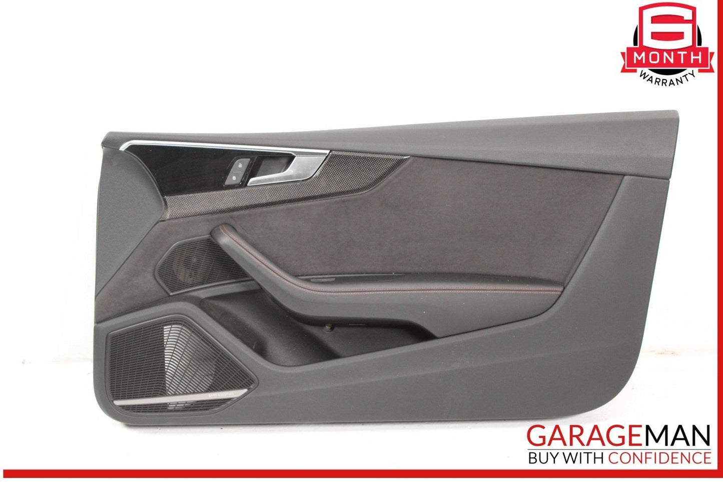 18-24 Audi S5 A5 RS5 Front Right Side Interior Door Panel Leather / Suede OEM