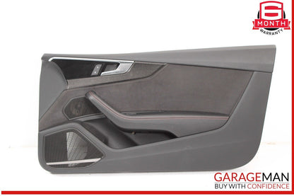 18-24 Audi S5 A5 RS5 Front Right Side Interior Door Panel Leather / Suede OEM