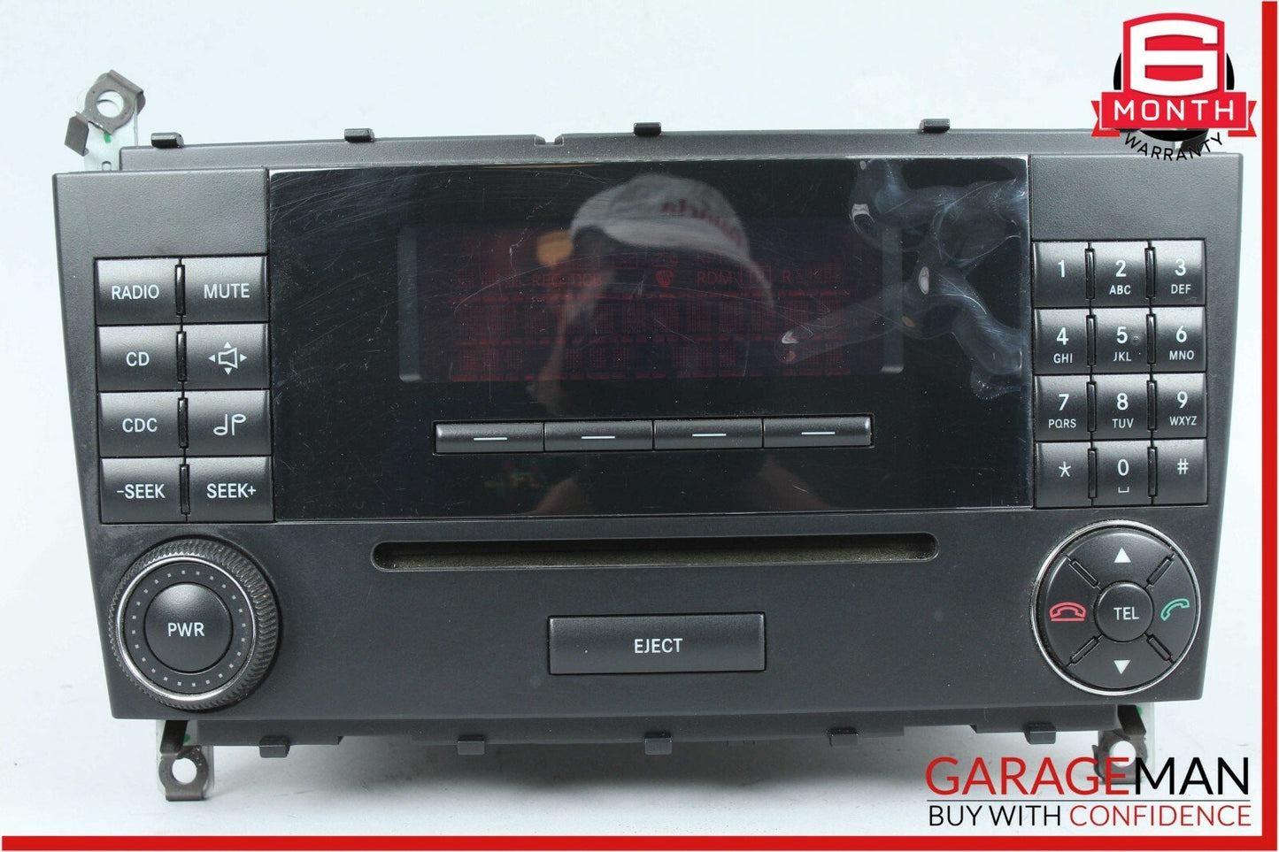 05-07 Mercedes W203 C230 C320 Radio CD Player Display Screen Head Unit AM FM OEM