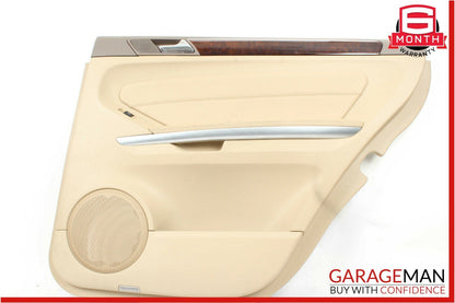 07-12 Mercedes X164 GL450 Rear Right Side Complete Interior Door Panel Brown