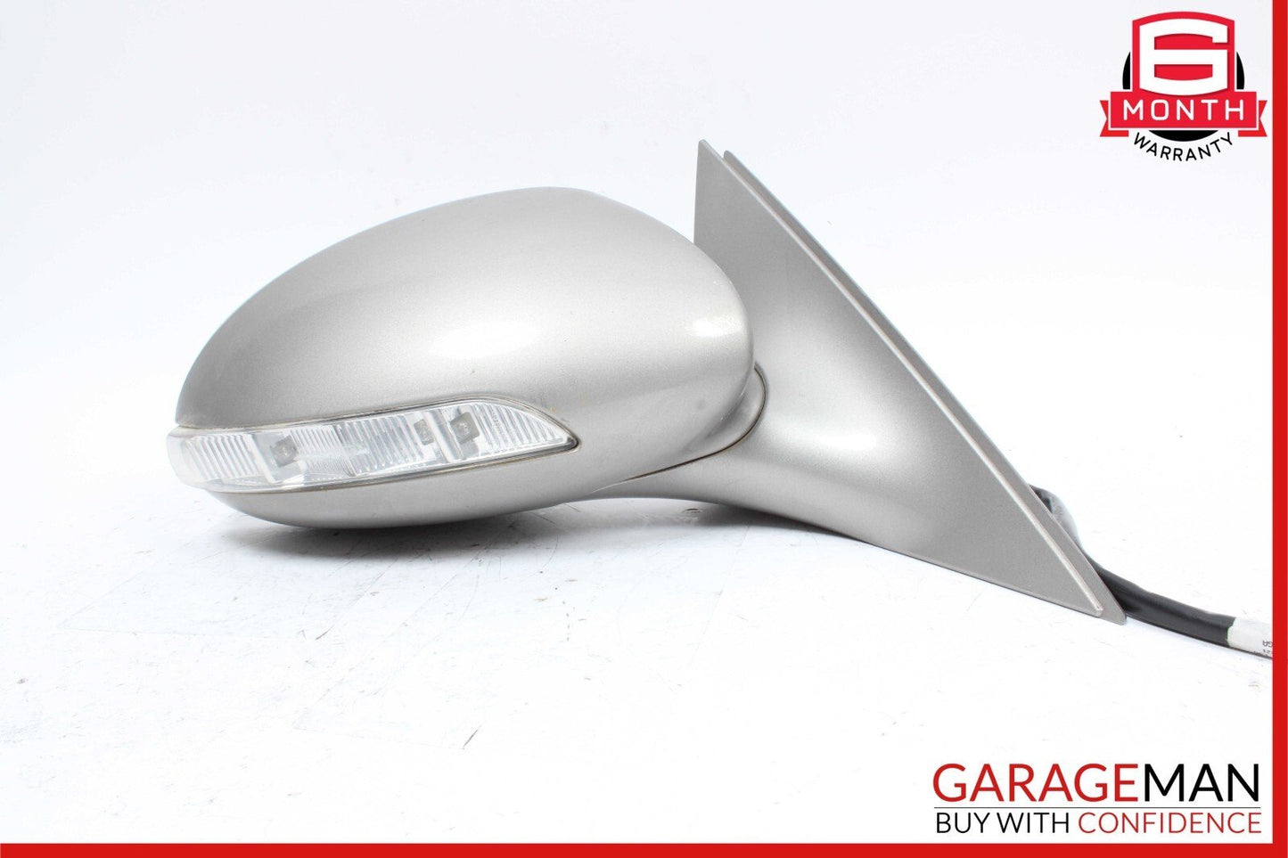 07-09 Mercedes W221 S550 S600 Front Right Side Mirror Door Rear View Silver OEM