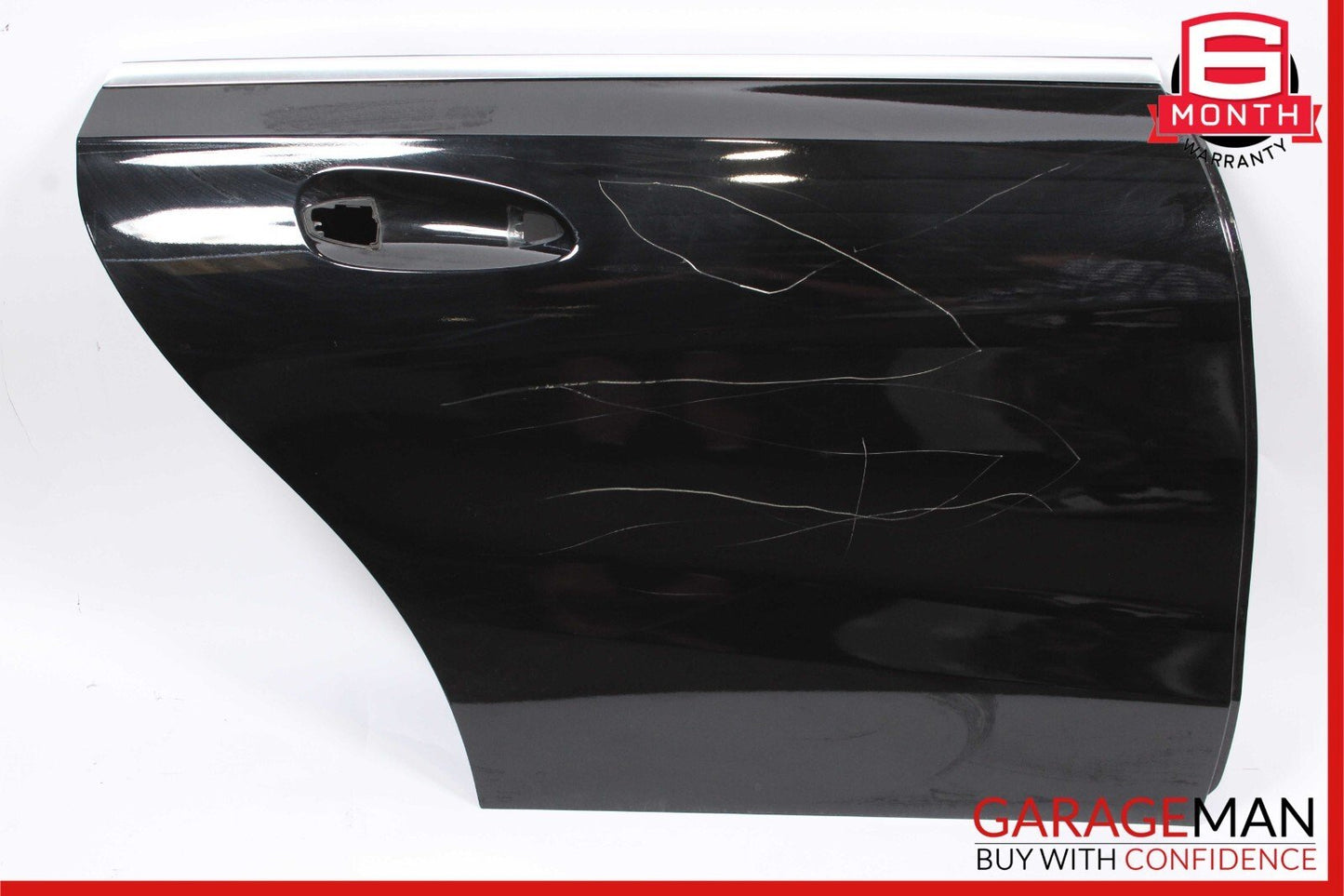14-18 Mercedes W117 CLA250 Rear Right Side Exterior Door Shell Panel Black OEM