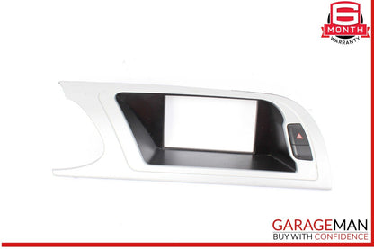 09-12 Audi S4 Front Center Dash Dashboard Display Trim Bezel 8K1857186H OEM