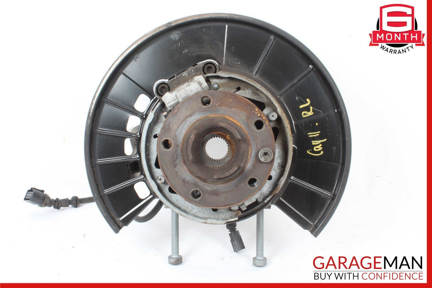 11-17 Porsche Cayenne 958 Rear Left Driver Side Wheel Spindle Knuckle Hub OEM