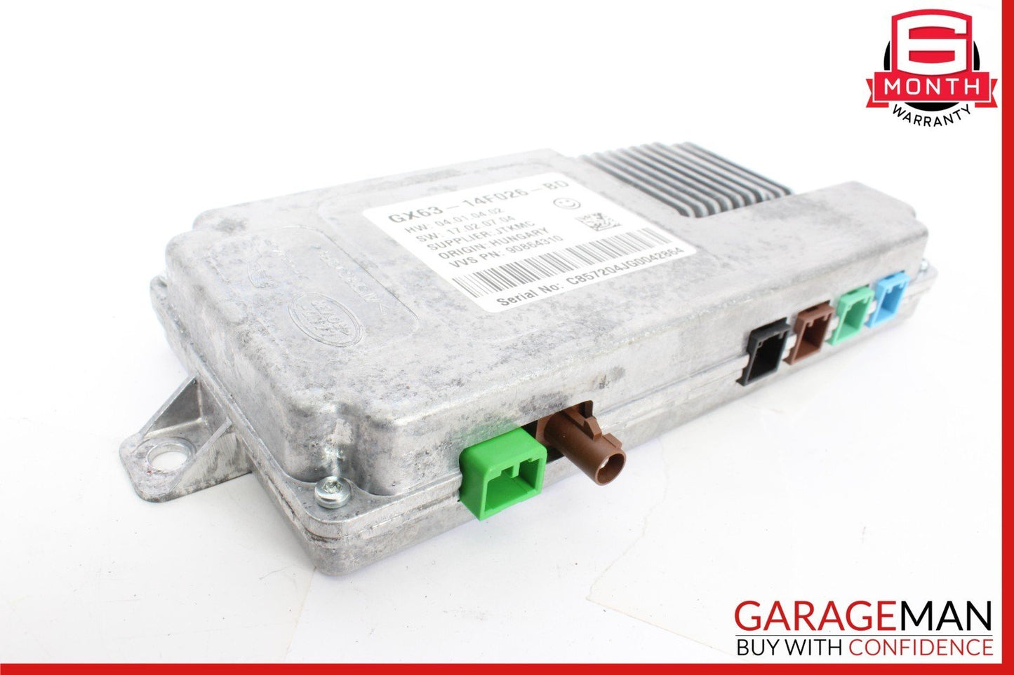 16-19 Jaguar XF Rear View Camera Control Module Unit GX6314F026BD OEM
