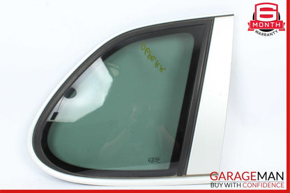 03-06 Porsche Cayenne 955 Rear Right Side Quarter Window Glass Panel White