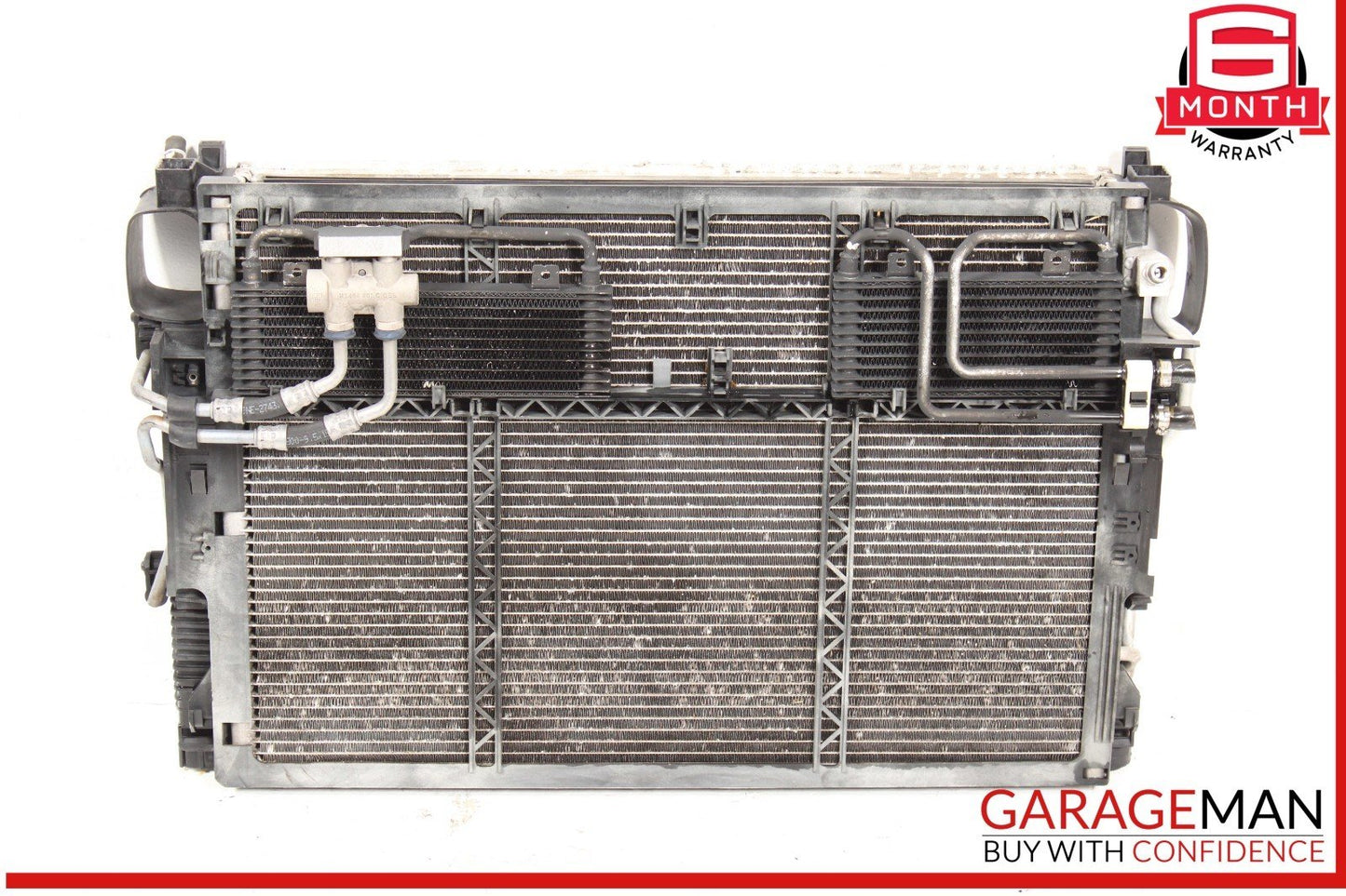 07-09 Mercedes W221 S550 CL550 Engine Radiator AC A/C Cooling Condenser Assy OEM
