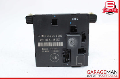 06-11 Mercedes W219 CLS500 CLS550 CLS63 Rear Left Side Door Controller Module