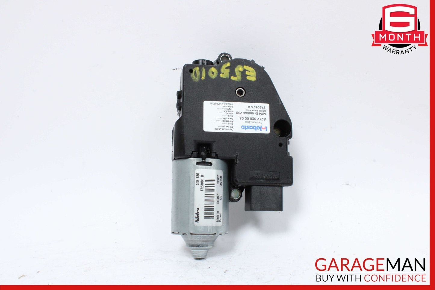 10-17 Mercedes W204 C250 E550 C350 Roof Sun Shade Screen Roller Blind Motor Unit
