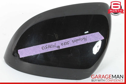 21-23 Mercedes W223 S580 Front Left Side Mirror Cover Trim Panel Black OEM