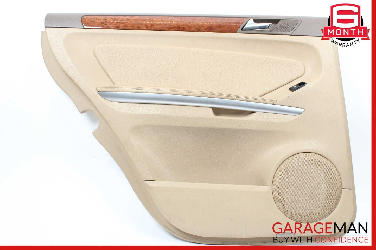 07-12 Mercedes X164 GL450 ML550 Rear Left Complete Interior Door Panel Brown OEM