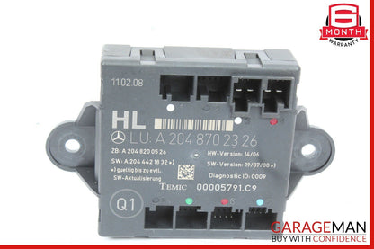 08-14 Mercedes W204 C300 C350 Rear Left Side Door Control Module 2048702326 OEM