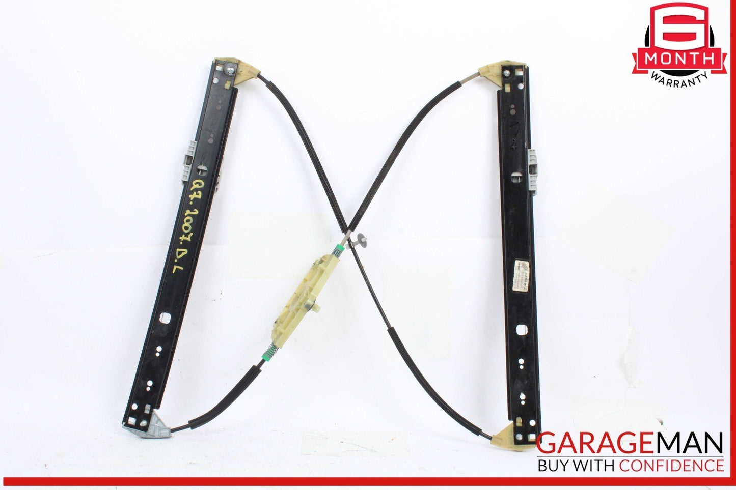 07-15 Audi Q7 Rear Left Driver Side Window Regulator 4L0839461A OEM