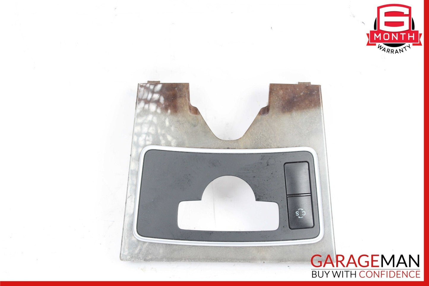 10-13 Mercedes W212 E350 E400 E550 Center Console Switch Trim Cover Bezel Wood