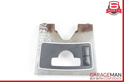 10-13 Mercedes W212 E350 E400 E550 Center Console Switch Trim Cover Bezel Wood