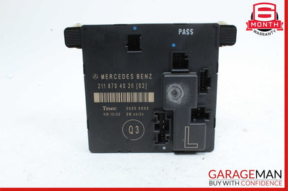 03-09 Mercedes W211 E550 E350 E63 AMG Rear Left Driver Door Control Module Unit
