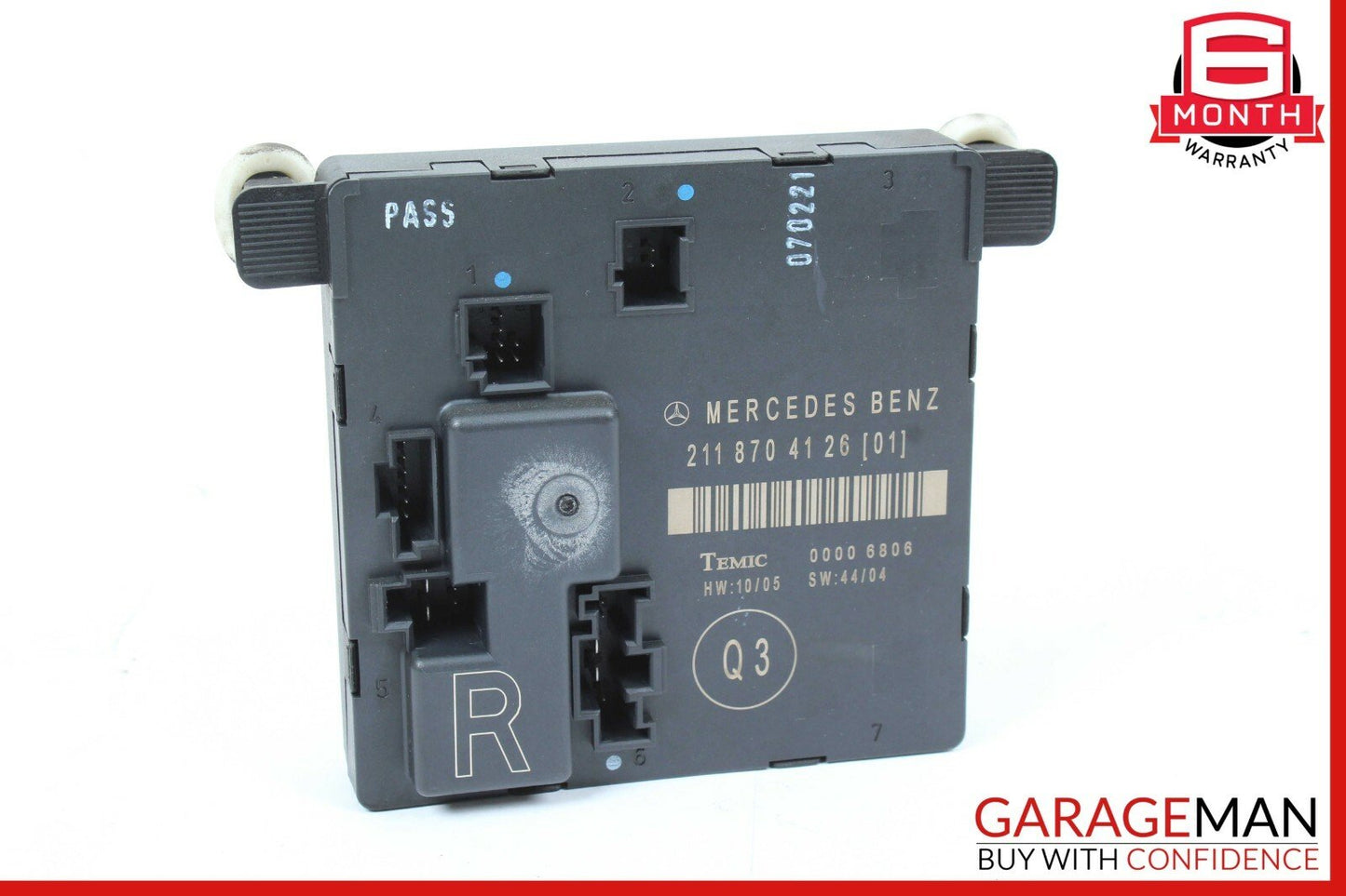 03-09 Mercedes W211 E350 E550 Rear Right Passenger Side Door Control Module Unit