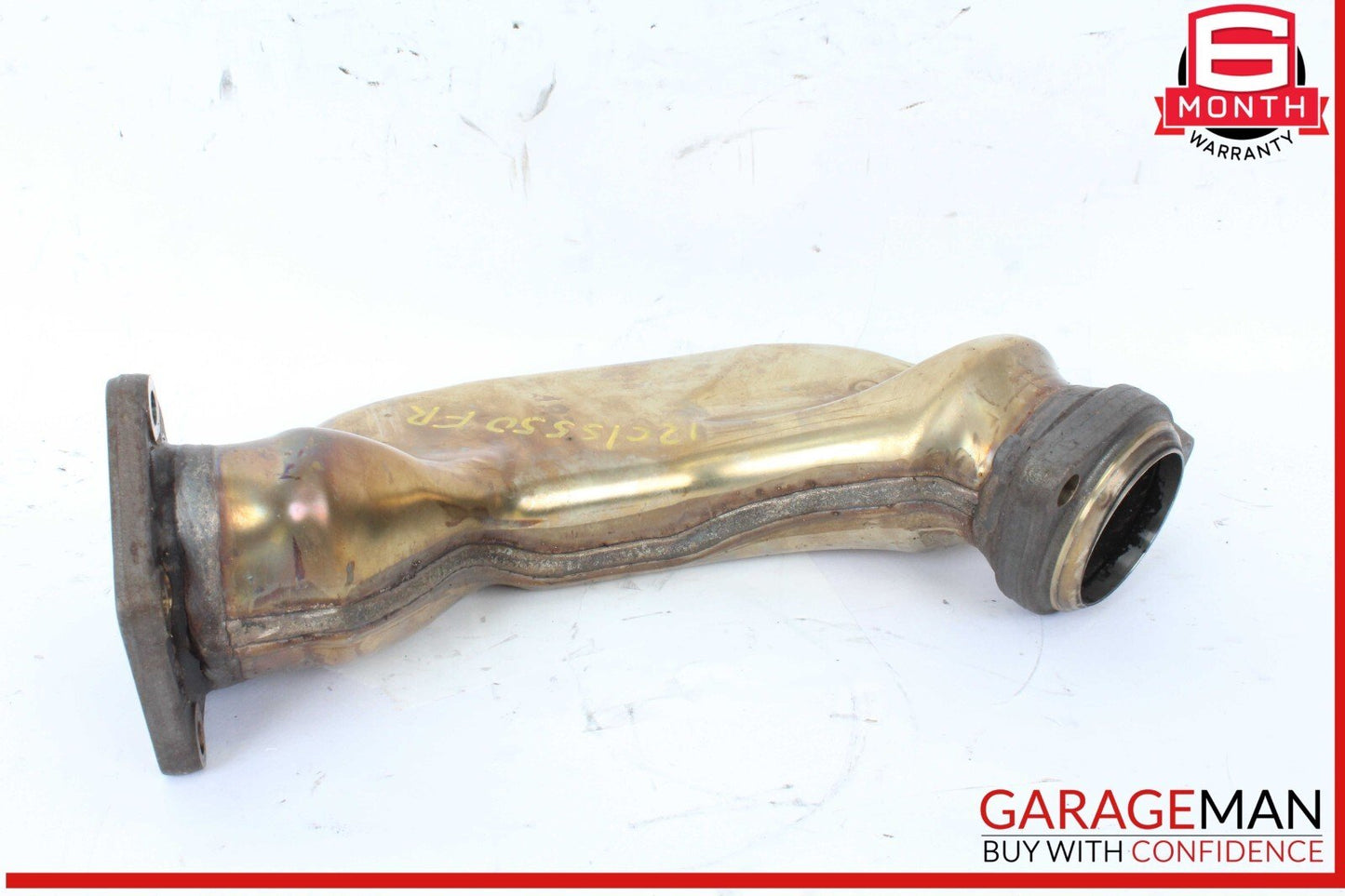 12-18 Mercedes W218 CLS550 4.6L Right Exhaust Pipe Adapter 2781400808 OEM