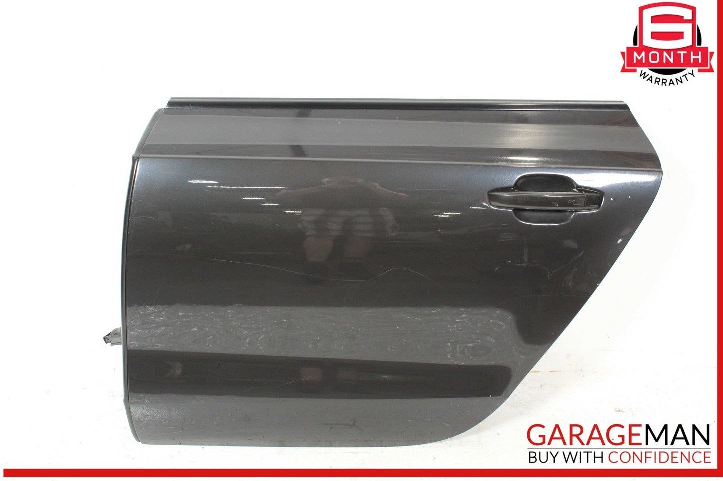 12-18 Audi A7 RS7 S7 Rear Left Driver Side Door Shell Panel Black OEM