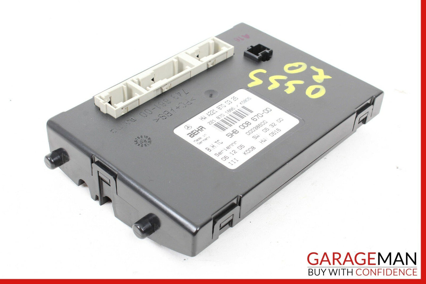 07-09 Mercedes W221 S550 S65 AMG AC A/C Air Heater Blower Climate Control Module