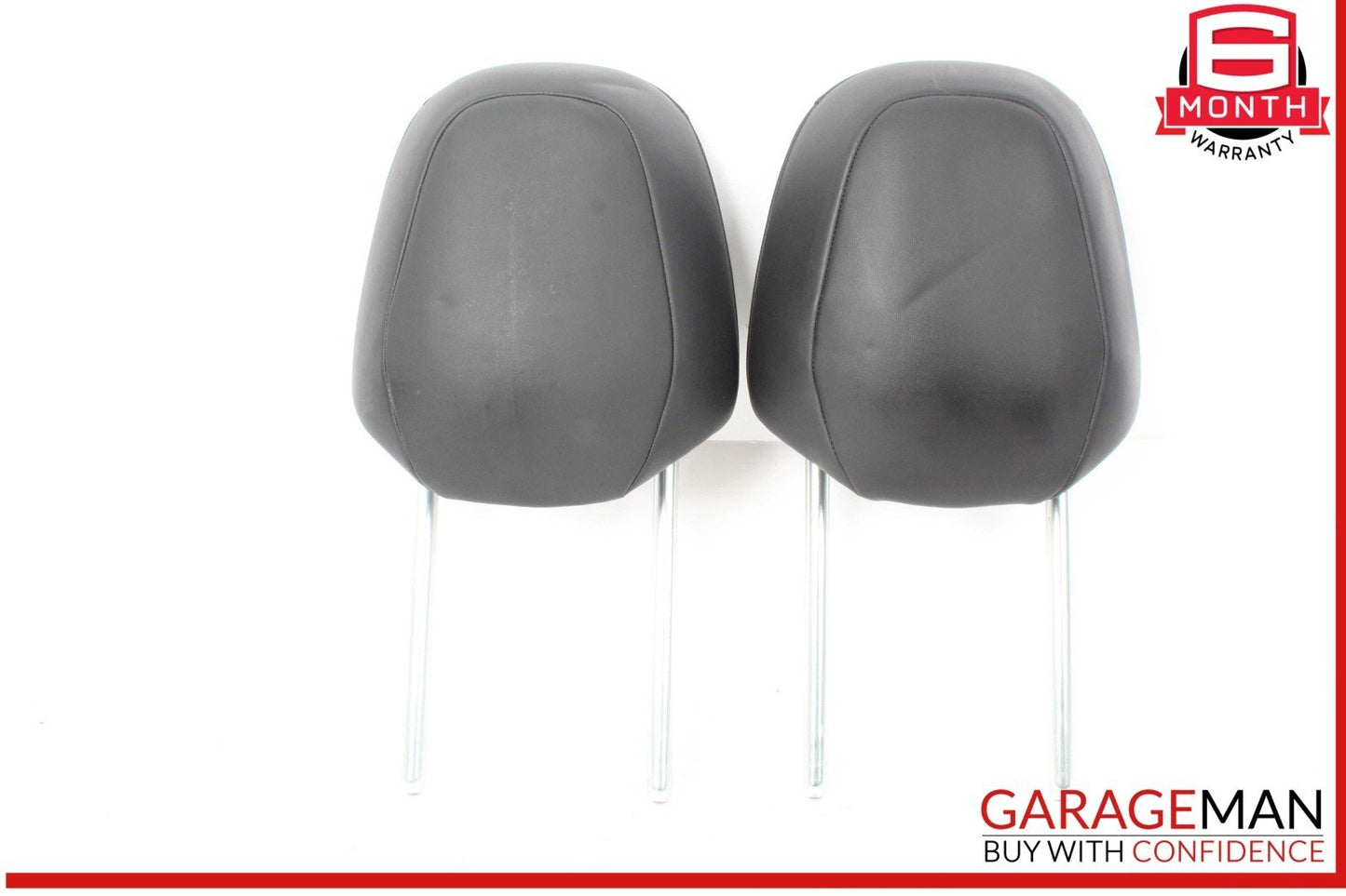 17-23 Tesla Model 3 Front Left and Right Side Head Rest Headrest Set Black OEM