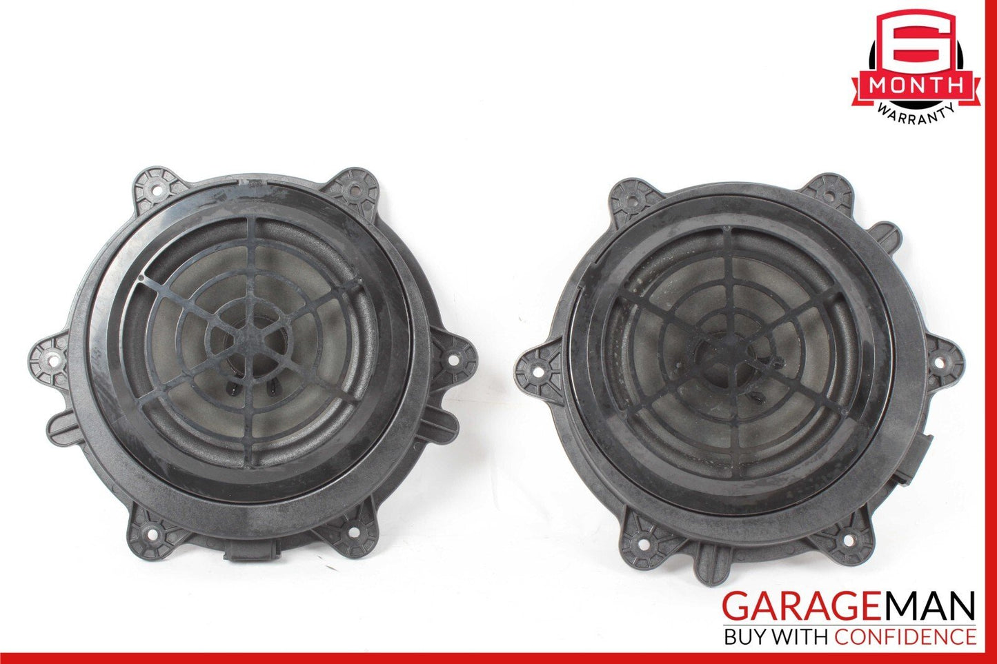 10-18 Porsche Cayenne 958 Rear Left & Right Side Door Audio Sound Speakers Set