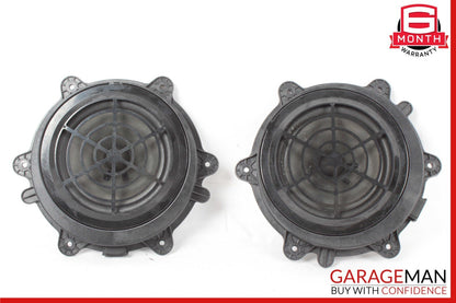 10-18 Porsche Cayenne 958 Rear Left & Right Side Door Audio Sound Speakers Set