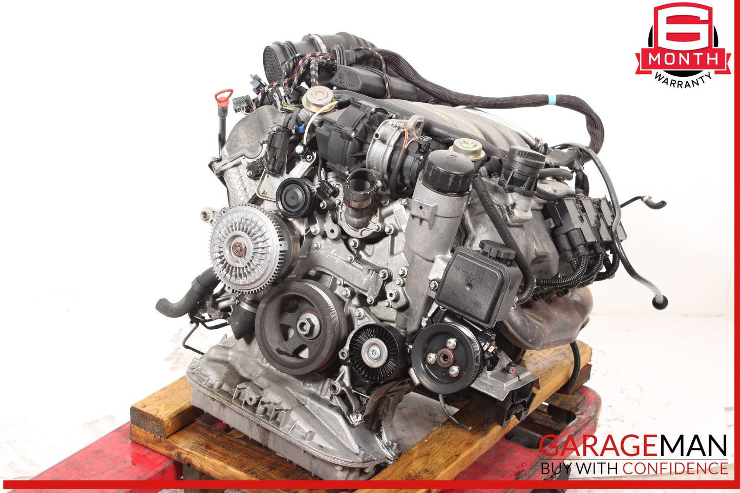 03-05 Mercedes W163 ML350 Engine Motor Block Assembly 3.7L V6 M112 OEM 177k