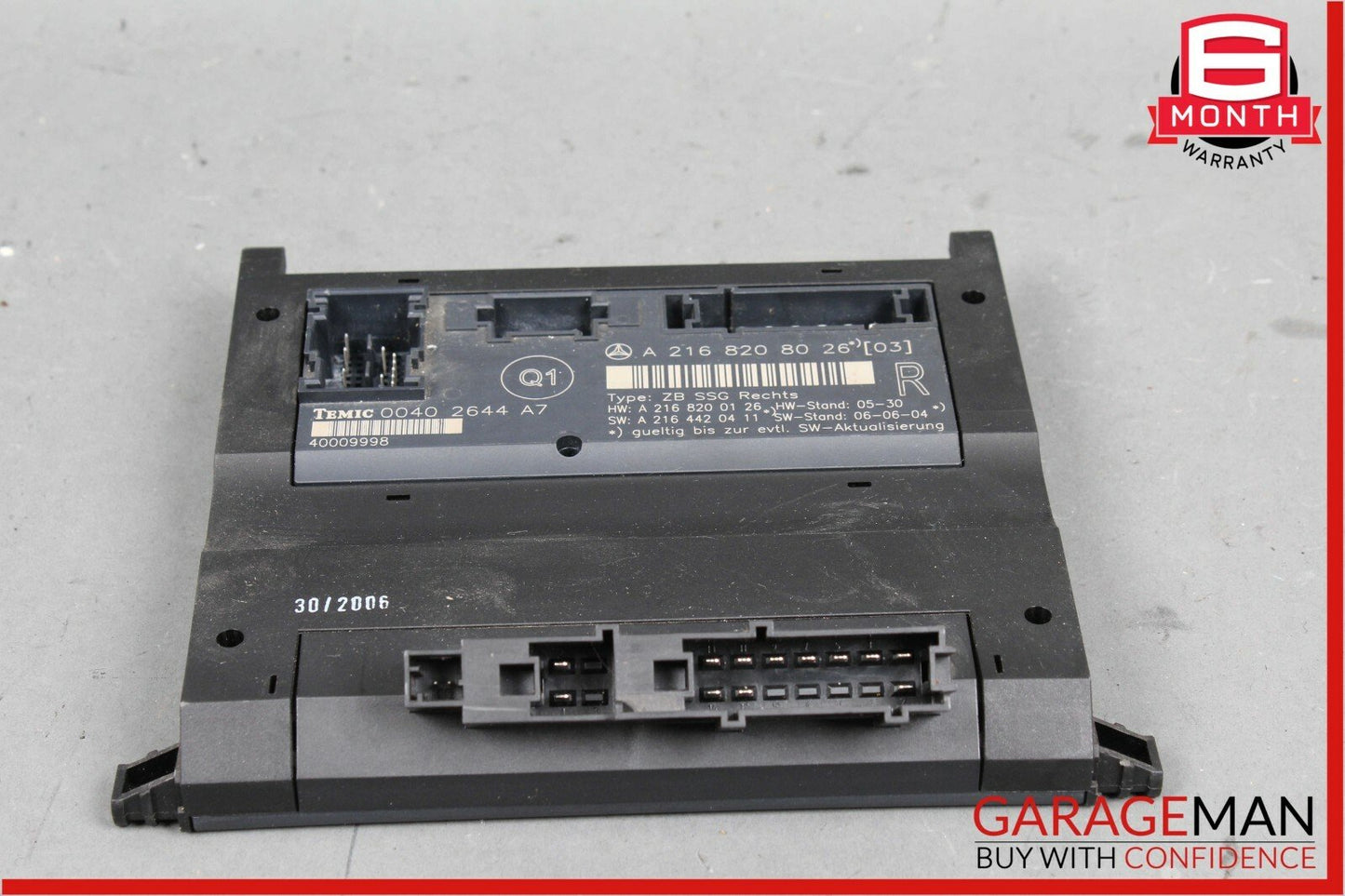 07-13 Mercedes W216 CL550 CL600 Front Right Seat Control Module 2168208026 OEM