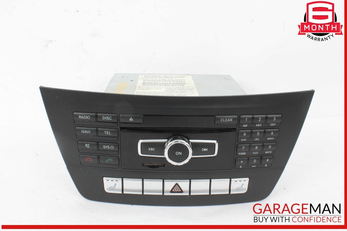 12-14 Mercedes W204 C250 C350 Navigation Command Head Unit DVD CD Audio OEM