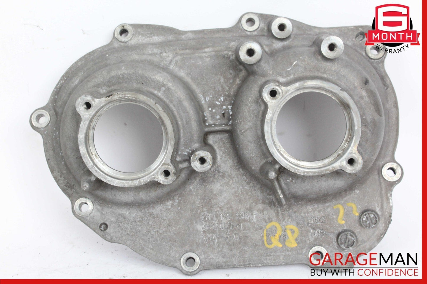 19-23 Audi Q8 Engine Rear Left Side Upper Timing Cover 06M109285F OEM