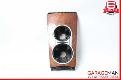 06-12 Mercedes GL350 ML350 GL450 Center Console Cup Holder Compartment Wood