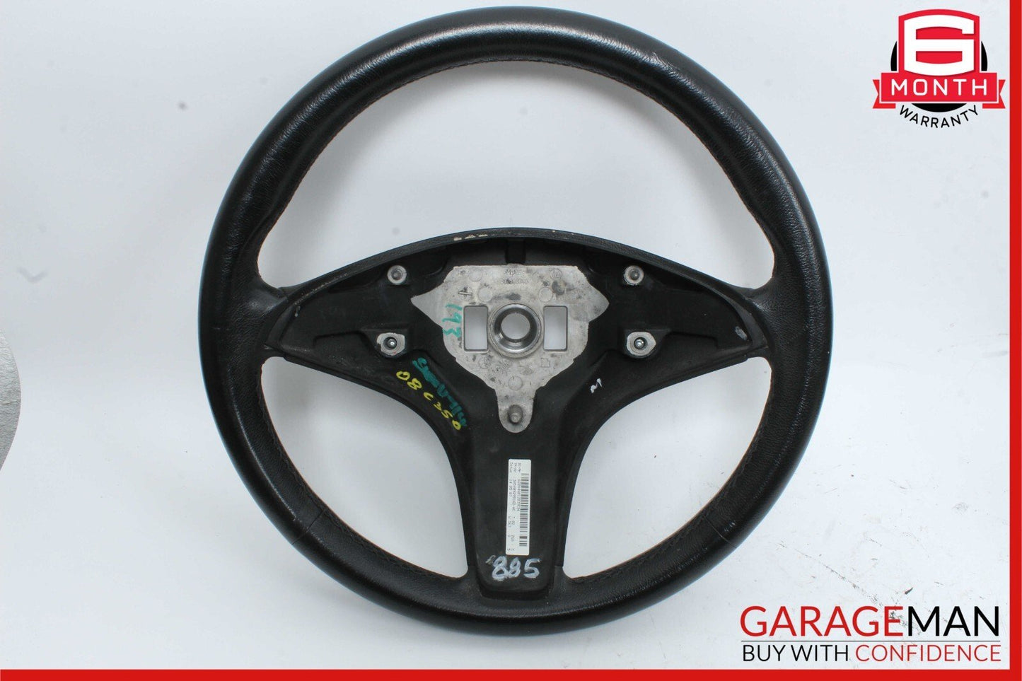 08-12 Mercedes W204 C350 GLK350 C250 Driving Steering Wheel Black 2044601203 OEM