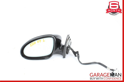 07-09 Mercedes W221 S550 S65 AMG Front Left Side Mirror Door Rear View Black OEM