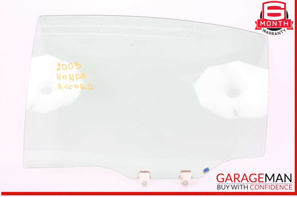 08-12 Honda Accord LX-P Rear Left Door Window Auto Glass OEM
