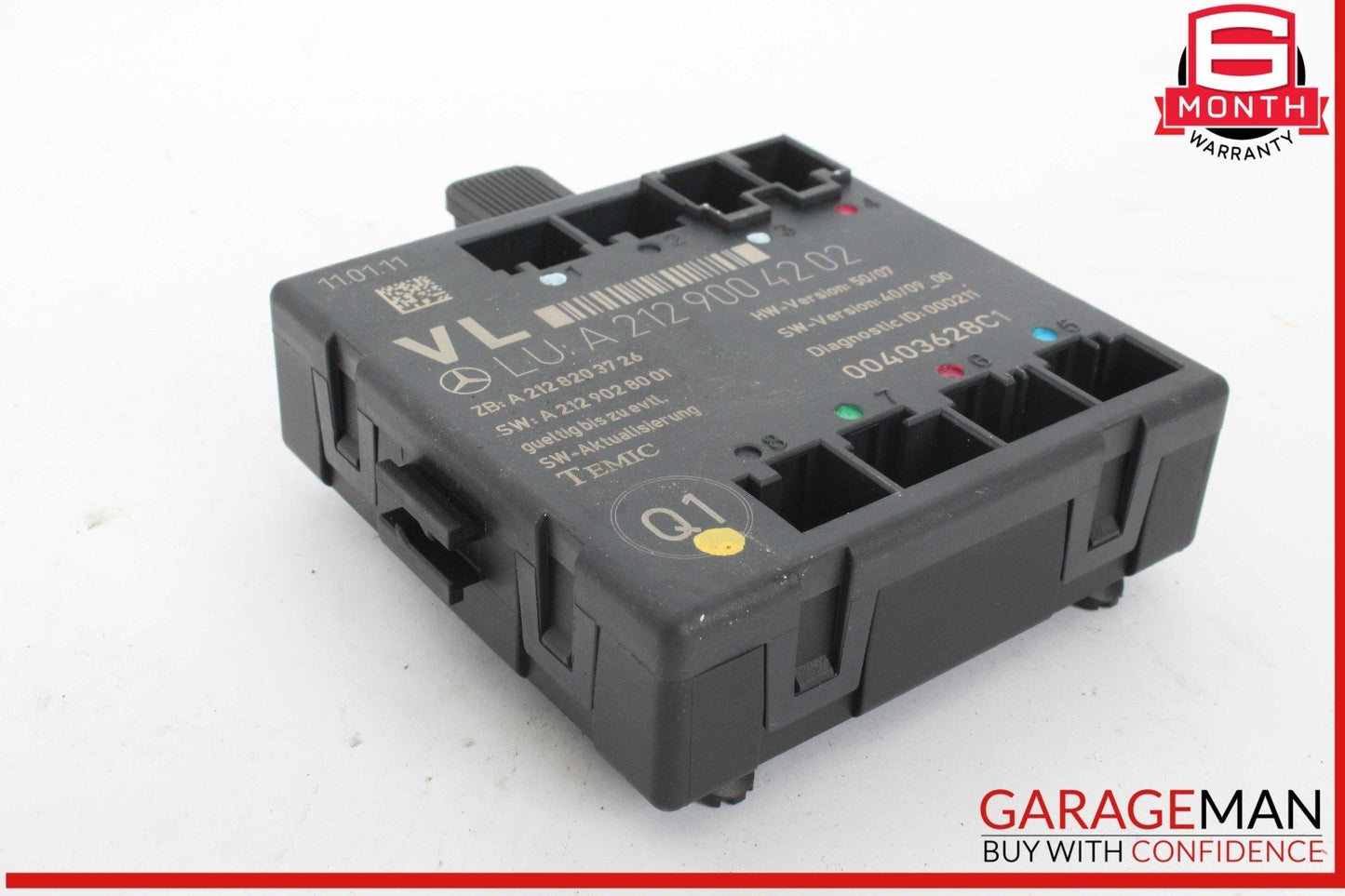 08-18 Mercedes W204 C300 E350 E400 Front Left Side Door Control Module Unit OEM