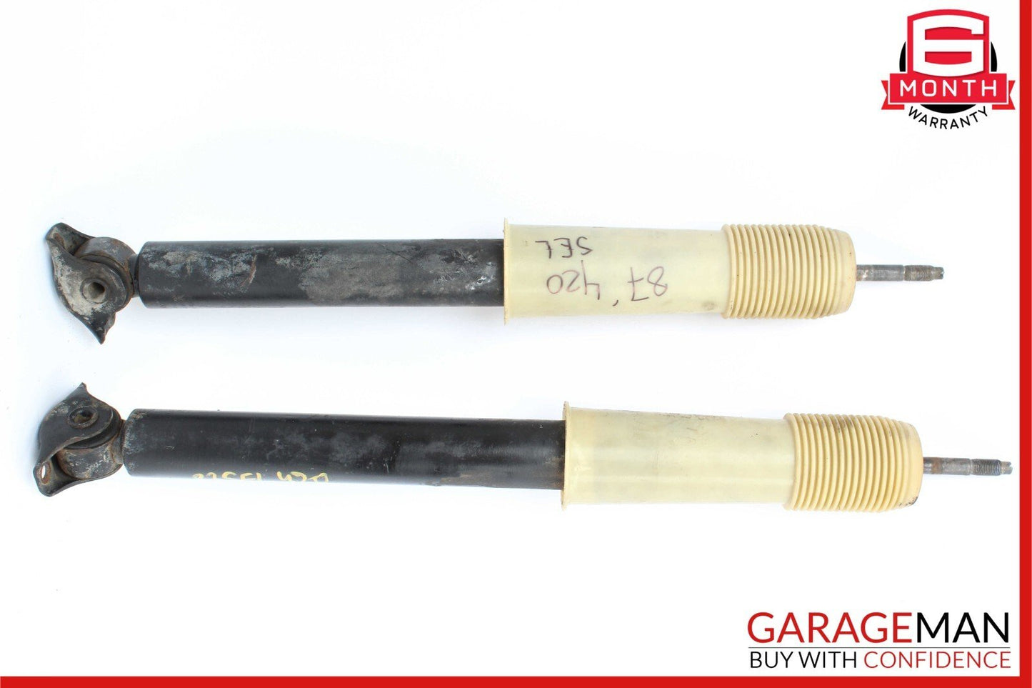 86-91 Mercedes W126 420SEL Front Right & Left Shock Absorber Strut Set of 2 Pc