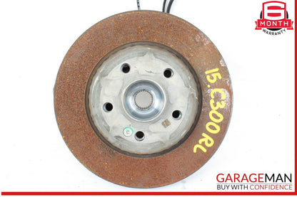 15-20 Mercedes W205 C300 Rear Left Side Wheel Spindle Knuckle w/ Rotor Disc OEM